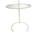 Design Side Table - Eileen Gray Stijl - Metaal - Glas - 80S thumbnail 4