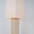 Xl Vintage Massief Travertin Tafellamp Regency 1970 Japandi thumbnail 10