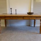 Prachtige Grenen Tafel 200 Bij 100 Cm thumbnail 2