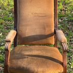 Industrieel Koperkleurig Fauteuil thumbnail 4