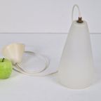 Vintage Philips Glazen Hanglamp Frosted Glas Mid Century ‘60 thumbnail 11