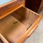 Vintage Xl Houten Bureau / Desk thumbnail 15