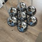 Vintage Chrome Bollen Lamp Retro Space Age thumbnail 7