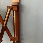 Teak Wood Deense Stijl Schaarlamp thumbnail 11