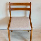 Set 4 Stoere Vintage Deense Eetkamerstoelen Jaren 60 thumbnail 7