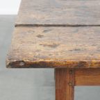 Grote Maar Elegante Antieke Salontafel Van Kastanjehout Uit Begin 19e Eeuw Met De Mooiste Kleuren thumbnail 11