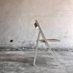 Mid-Century White Folding Dining Chair, Italy 1970S thumbnail 9