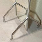 Vintage Mid Century Chroom Staande Spiegel, H 185 Cm thumbnail 9