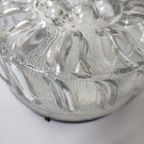 Vintage Plafondlamp Plafonnière Wandlamp Glas Organisch thumbnail 12