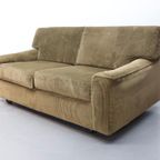 Artifort Vintage Bank 2Zits Groen Velours Ribstof thumbnail 9