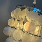 Opaline Capiz Parelmoer Chrome Frame Schelp Hanglampen Meerdere Beschikbaar thumbnail 5