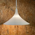 Heksenhoed Lamp Dutch Design Door Harco Loor, Space Age Modernistische Lamp Jaren 80 Wit Kunststo thumbnail 2