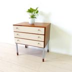 Vintage Ladekast Kast Dressoir Tv Meubel Jaren70 Nachtkastje thumbnail 5