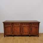 Groot Vintage Landelijk Dressoir Wandkast Buffetkast Ladekast thumbnail 20