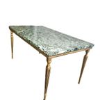 Vintage Groene Marmeren Coffee Table / Salontafel thumbnail 6