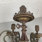 Duo 19e Eeuwse Bronzen Gas Wandlampen thumbnail 5