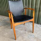 Vintage Scandinavische Bureaustoel Fauteuil Jaren 60 thumbnail 4