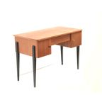 Vintage Elegant Bureau Met Zwarte Poten Gemaakt In De Jaren '60 thumbnail 2