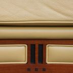 Prachtige Art Deco Schuitema Design Fauteuil In Geel Leer Met Een Hoge Rug Uit De Decoforma Serie thumbnail 14