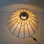 Grote Art Deco Stijl Tifanny Lamp thumbnail 5