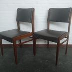 2x Teak Eetkamerstoelen thumbnail 5
