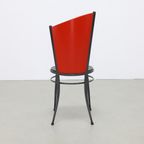 4x Postmoderne Eetkamerstoel In Memphis Style, 1980s thumbnail 6