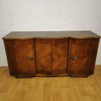 Vintage Art Deco Mid Century Dressoir, Wandkast thumbnail 7