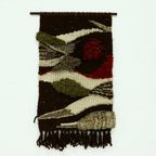 Vintage Hand Knotted Wool Tapestry Wall Decoration 1960s thumbnail 3