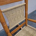 Vintage Schommelstoel Bohemian Rockingchair Jaren 70 Boho thumbnail 5