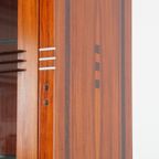 Prachtige Schuitema Art Deco Vitrinekast Met Verlichting Uit De Decoforma Serie thumbnail 15
