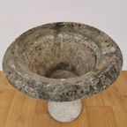 Brocante Franse Stenen Tuinvaas, Bloempot Tuinpot Steen 402 thumbnail 5