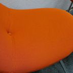 Artifort Set Van 2 Cocon Fauteuils Oranje Fauteuil Stoel thumbnail 6