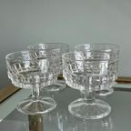 4X Kristallen Champagnecoupes Vintage Glazen thumbnail 2