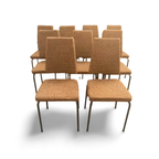 Mid-Century Beige, Bronskleurig Eetkamerstoel thumbnail 14