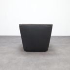 Postmodern Leather Armchair On Wheels By Cor thumbnail 5