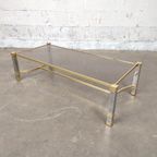 Vintage Chroom & Messing Salontafel thumbnail 4