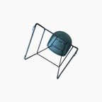 Hay Aas 38 Barkruk Groen/Teal Zitting Met Zwart Stalen Frame thumbnail 7