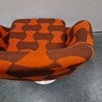 Jaren 70 Tulpstoel Oranje Fauteuil Spaceage Stoel thumbnail 5