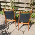 Twee Zeer Fraaie Vintage Eetkamer Stoelen thumbnail 11