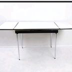 Vintage Formica Keukentafel Jaren 60-70 Uitschuifbaar thumbnail 6