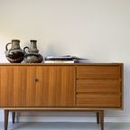 Vintage Houten Dressoir Met 3 Lades En 2 Deurtjes thumbnail 11