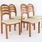 4x Holstebro Stoelen Eetkamerstoelen 'faster' Vintage thumbnail 12
