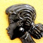 Vintage Wandhoofd Wandhoofje 'else' Keramiek thumbnail 6