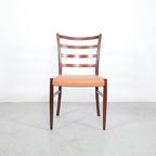 Johannes Andersen Set Eettafelstoelen, 1960s thumbnail 7