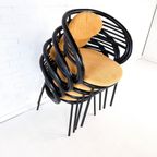 4X Vintage Stoelen Memphis Stijl thumbnail 12