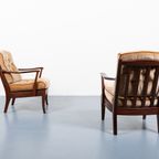 Pair Swedish Modern Lounge Armchairs / Fauteuil From Engens, 1970’S thumbnail 4