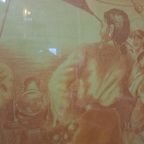 Rode Krijt Tekening Piraten Gedateerd 1939 thumbnail 4