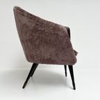 Opnieuw Gestoffeerde Nanna Ditzel Fauteuil, 1950's thumbnail 4