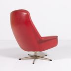 Vintage Swivel Lounge Chair By Henry W. Klein For Bramin thumbnail 8
