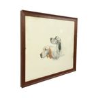 Kleuren Litho Leon Danchin Jachthond Spaniël Genummerd 150-300 thumbnail 10